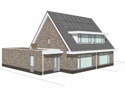 2-onder-1-kap woning Aleida Dijkhuizenhage 3 en 5 te Emmelhage