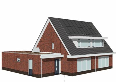 2-onder-1-kap woning Akkerwinde 8 en 9 te Luttelgeest