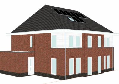 2-onder-1-kap woning Wâlnútstrjitte te Lemmer